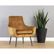Aletta Nono Tapenade Gold Lounge Chair